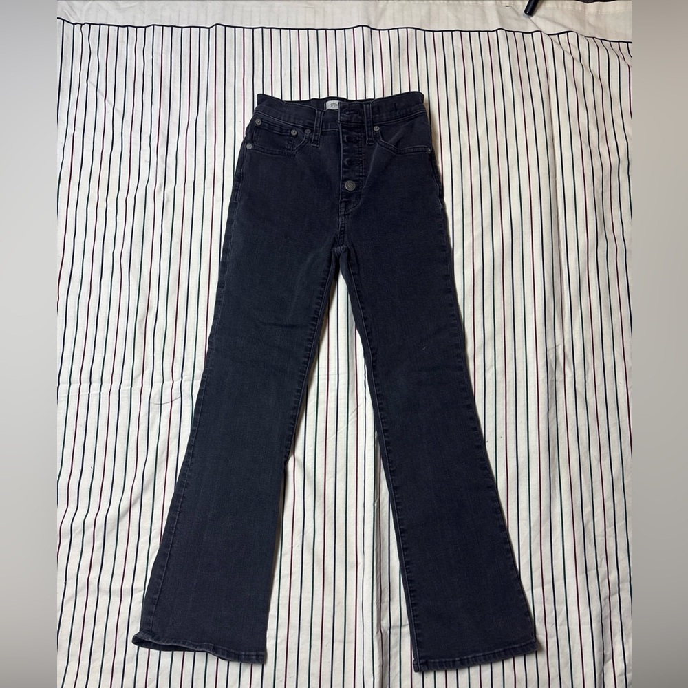 Madewell Black Flare‎ Wide Leg Jeans